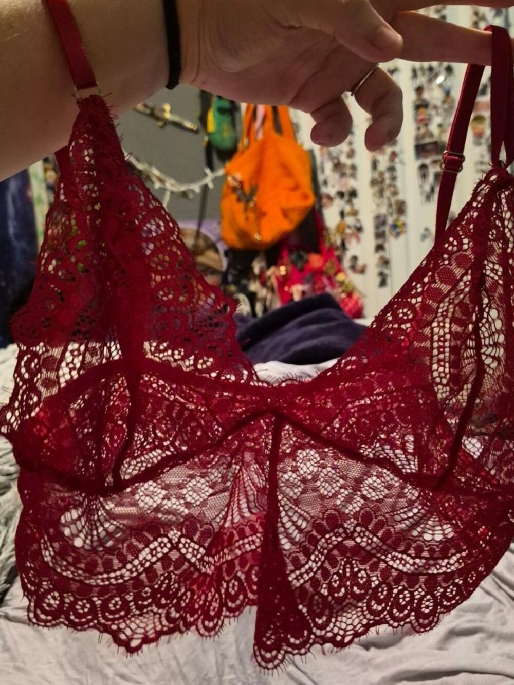 Women's Red Bra